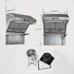 Forno Savona 30-Inch Wall Mount Range Hood, Hybrid Filters, Backsplash Included