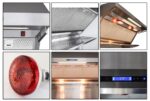 Forno Savona 36-Inch Wall Mount Range Hood, Hybrid Filters, Backsplash Included