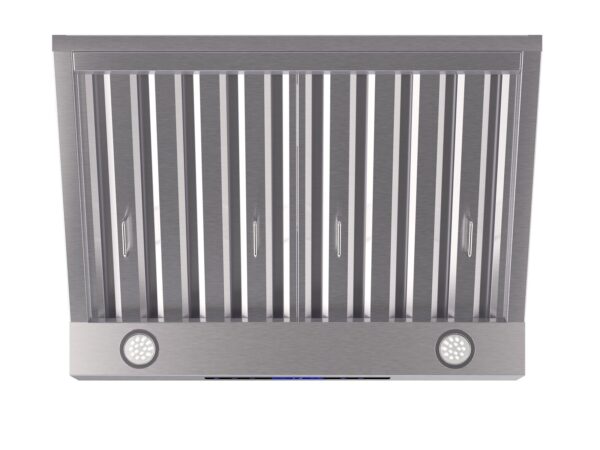 Forno Palazzo 30-Inch Wall Mounted Range Hood, Stainless Steel, Heavy Duty Baffle Filters, Remote Control