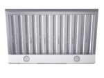 Forno Palazzo 36-Inch Wall Mounted Range Hood, Stainless Steel, Heavy Duty Baffle Filters, Remote Control