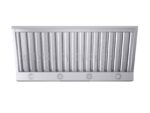 Forno Palazzo 48-Inch Wall Mounted Range Hood, Stainless Steel, Heavy Duty Baffle Filters, Remote Control