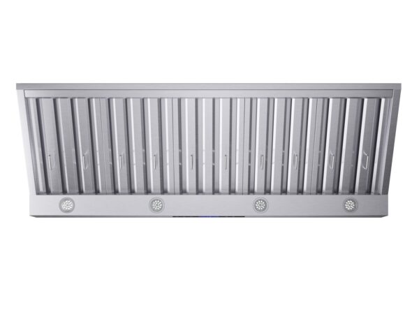 Forno Palazzo 60-Inch Wall Mounted Range Hood, Stainless Steel, Heavy Duty Baffle Filters, Remote Control