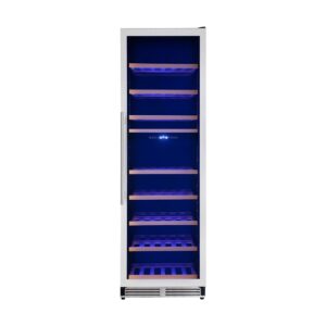Forno Avellino 24-Inch Dual Zone Wine Cooler, 16 cu.ft, Adjustable Temperature Zones, Stainless Steel