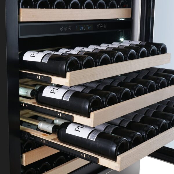 Forno Celano 30-Inch Triple Zone Wine and Beverage Cooler, 21.3 cu.ft, Stainless Steel