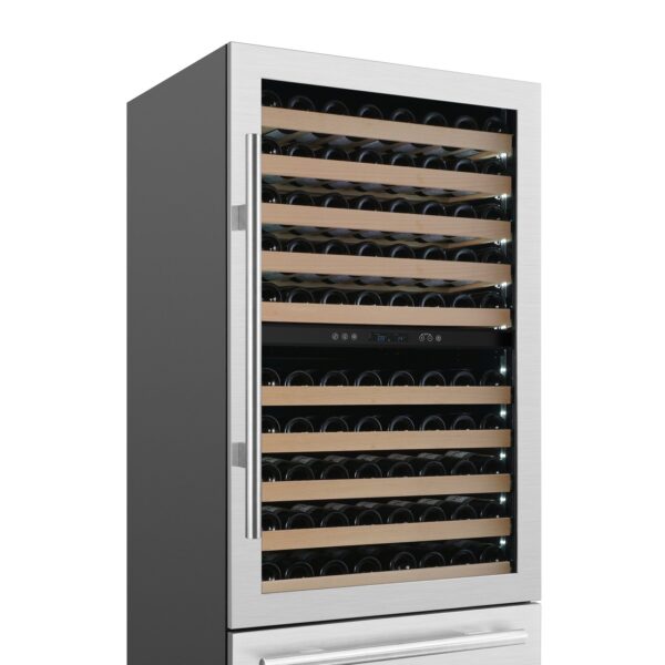 Forno Celano 30-Inch Triple Zone Wine and Beverage Cooler, 21.3 cu.ft, Stainless Steel