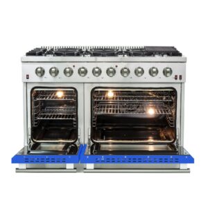 Gas-Range_FFSGS6244-48BLU_front-open-blue-door_2025-10-17.jpg