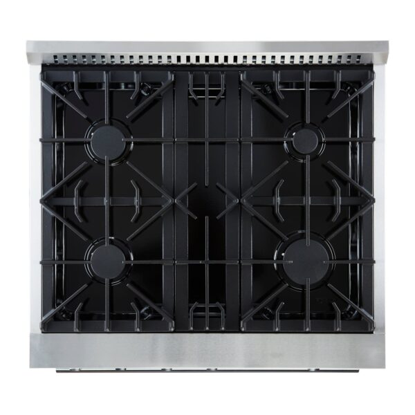 Marco 30-inch Gas Range Stainless Steel, 4 Burners 37,000 BTU, 4.32 cu.ft