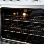 Marco 30-inch Gas Range White & Antique Brass Design, 4 Burners 37,000 BTU, 4.32 cu.ft