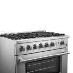 Marco 36-Inch Gas Range Stainless Steel, 6 Burners 67,000 BTU, 5.36 cu.ft