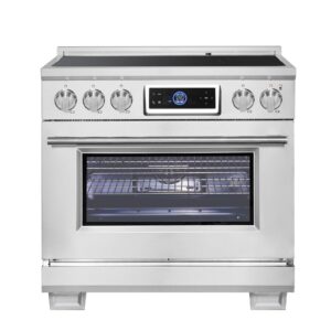 Forno Maximus 36 Inch Induction Range with Air Fryer No rating value. Same page link. (0) Write a review