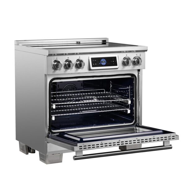 Forno Maximus 36 Inch Induction Range with Air Fryer  No rating value. Same page link. (0) Write a review