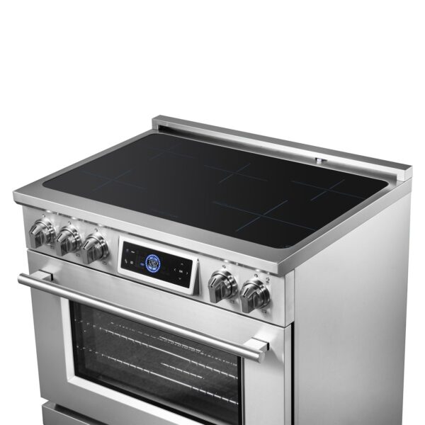 Forno Maximus 36 Inch Induction Range with Air Fryer  No rating value. Same page link. (0) Write a review