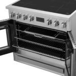 Forno Torino 36 Inch French Door Induction Range with Air Fryer and True Convection Oven
