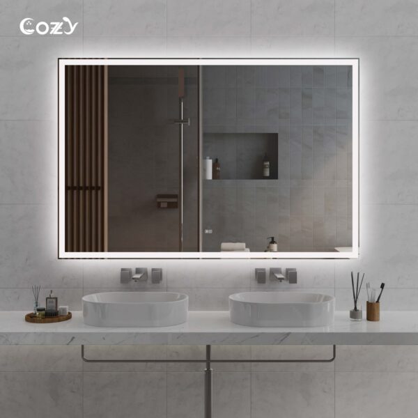 72"x48" LED Mirror, Fornt and Back lit