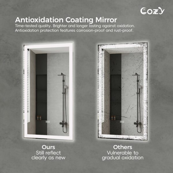 72"x48" LED Mirror, Fornt and Back lit