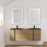 Royo Mirror 24"h X 32"w Noa Black