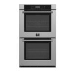 Forno Villarosa 30-Inch Built-In Double Wall Oven, Stainless Steel, Convection Cooking, Touch Control Panel, Self-Cleaning Function