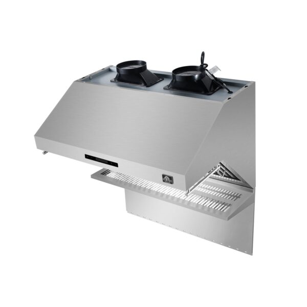 Forno Savona 36-Inch Wall Mount Range Hood, Baffle Filters, Backsplash Included