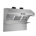 Forno Savona 48-Inch Wall Mount Range Hood, Baffle Filters, Backsplash Included