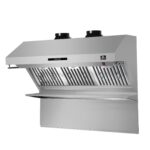 Forno Savona 48-Inch Wall Mount Range Hood, Baffle Filters, Backsplash Included