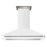 Forno Aria 60 Inch Wall-Mounted Range Hood in White