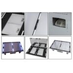 FORNO Arezzo 44-Inch Recessed Ceiling Range Hood, Dual Motors, 1200 CFM, Hybrid Filters, Remote Control