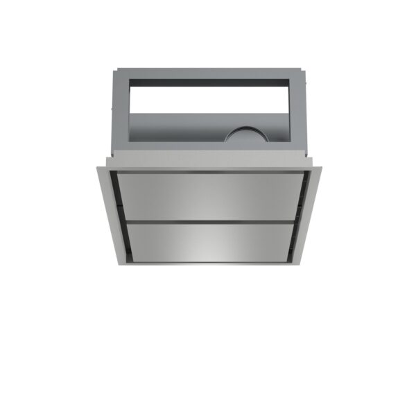 FORNO Arezzo 44-Inch Recessed Ceiling Range Hood, Dual Motors, 1200 CFM, Hybrid Filters, Remote Control