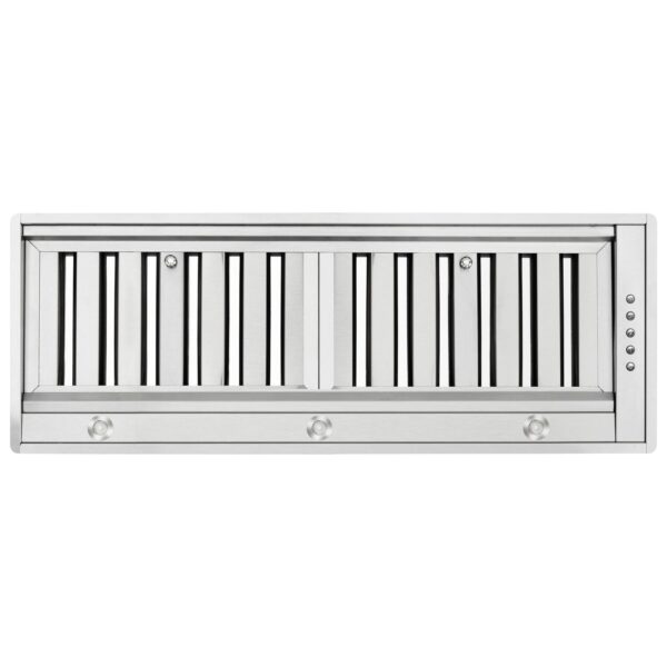 Forno Frassanito 30-Inch Insert Range Hood, 450 CFM, Stainless Steel Baffle Filters, LED Lighting