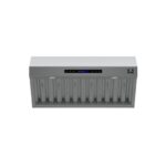 Forno Palazzo 36-Inch Wall Mounted Range Hood, Stainless Steel, Heavy Duty Baffle Filters, Remote Control
