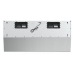 Forno Palazzo 48-Inch Wall Mounted Range Hood, Stainless Steel, Heavy Duty Baffle Filters, Remote Control