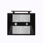 Forno Aria 30 Inch Wall-Mounted Range Hood in Black
