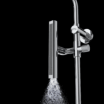 Forno Acqua AcquaFALL Shower, Polished Stainless Steel Finish, Overhead Rainfall Shower, 7 Way Diverter, Handheld Shower Head, Body Jets, 2.5 GPM Flow Rate