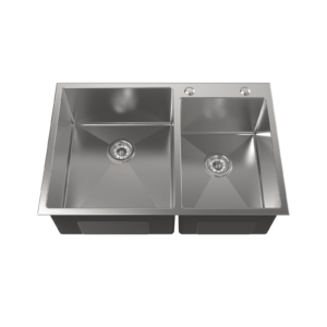 Cozy n Bath 33'' Brushed Nickel Drop-in Workstation Double Bowl Kitchen Sink