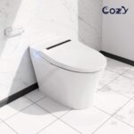 Smart Toilet, Auto Flush, Foot Sensor For Auto Seat, Instant Heat, Dryer, Side Knob, Night Light, Remote Control, Deodorizer, LS-STWH01