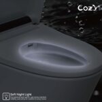 Smart Toilet, Auto Flush, Foot Sensor For Auto Seat, Instant Heat, Dryer, Side Knob, Night Light, Remote Control, Deodorizer, LS-STWH01