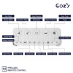 Smart Toilet, Auto Flush, Foot Sensor For Auto Seat, Instant Heat, Dryer, Side Knob, Night Light, Remote Control, Deodorizer, LS-STWH01