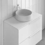 Royo Sun Ceramic Countertop Washbasin - White