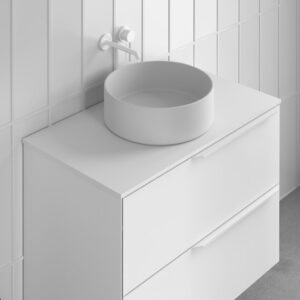 Royo Sun Ceramic Countertop Washbasin - White
