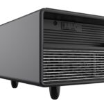 Forno Evoluto Tavolo 51-Inch Black Smart Coffee Table – Dual Refrigerator Drawers, Bluetooth 5.0 Audio, Wireless Charging & RGB Ambient Light