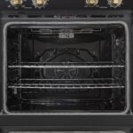 Forno Vomero 30-Inch Double Wall Oven, Black, 10 cu.ft Total Capacity, 7100W Convection, Mechanical Controls, Manuel Steam Clean
