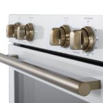 Forno Vomero 30-Inch Double Wall Oven, White, 10 cu.ft Total Capacity, 7100W Convection, Mechanical Controls, Manuel Steam Clean