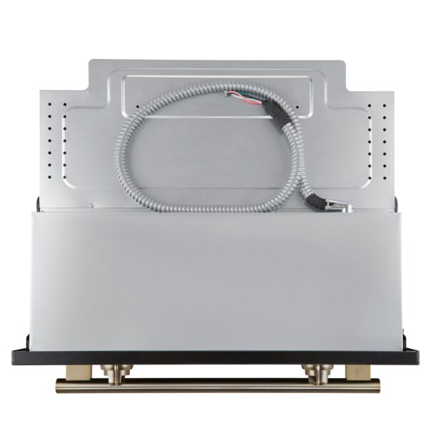 Forno Vomero 30-Inch Wall Oven, Black, 5 cu.ft Capacity, 3550 Watts Convection, Mechanical Controls, Manuel Steam Clean
