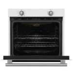 Forno Vomero 30-Inch Wall Oven, White, 5 cu.ft Capacity, 3550 Watts Convection, Mechanical Controls, Manuel Steam Clean