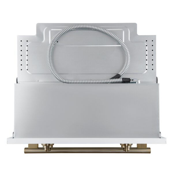 Forno Vomero 30-Inch Wall Oven, White, 5 cu.ft Capacity, 3550 Watts Convection, Mechanical Controls, Manuel Steam Clean