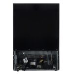 Forno Bacchino 24 Inch Wine Cooler, Black with Antique Brass Handles, with LED Lighting, Triple Glass Door, 51 Bottle Capacity, Built-In or Freestanding