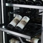FORNO Abruzzo 48-Inch Dual Zone Wine Cellar, 102 Bottles, 24 cu. ft., Clear Acrylic Holders & Stainless Trim Shelves