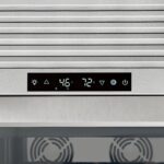 FORNO Abruzzo 48-Inch Dual Zone Wine Cellar, 102 Bottles, 24 cu. ft., Clear Acrylic Holders & Stainless Trim Shelves