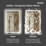 20" x 28" LED Bathroom Vanity Mirror – Wall-Mounted, Dimmable, Anti-Fog, Tempered Glass
