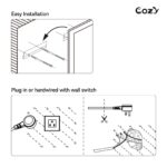 24" x 36" LED Bathroom Vanity Mirror – Wall-Mounted, Dimmable, Anti-Fog, Tempered Glass