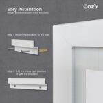 48" x 36" LED Bathroom Vanity Mirror – Wall-Mounted, Dimmable, Anti-Fog, Tempered Glass